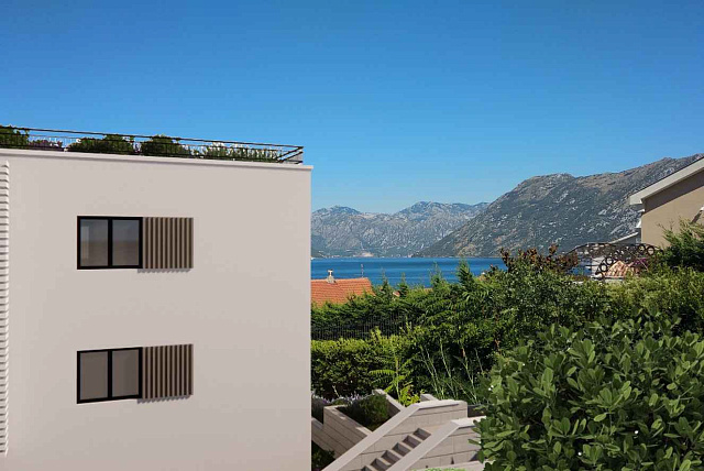 Apartments in Kotor in einem Gebäude mit Swimmingpool — photo 13